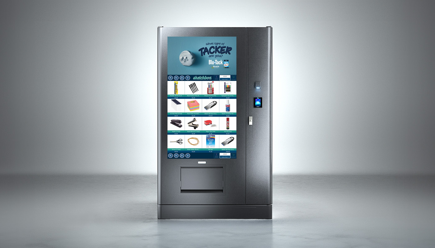 Titan™ Secure Distribution Solution - Configured as a Stationery Vending Machine (Offices, Education, Workspaces) - Powered by Quros® Titan™ Secure Distribution Solution - Configured as a Stationery Vending Machine (Offices, Education, Workspaces) - Powered by Quros®