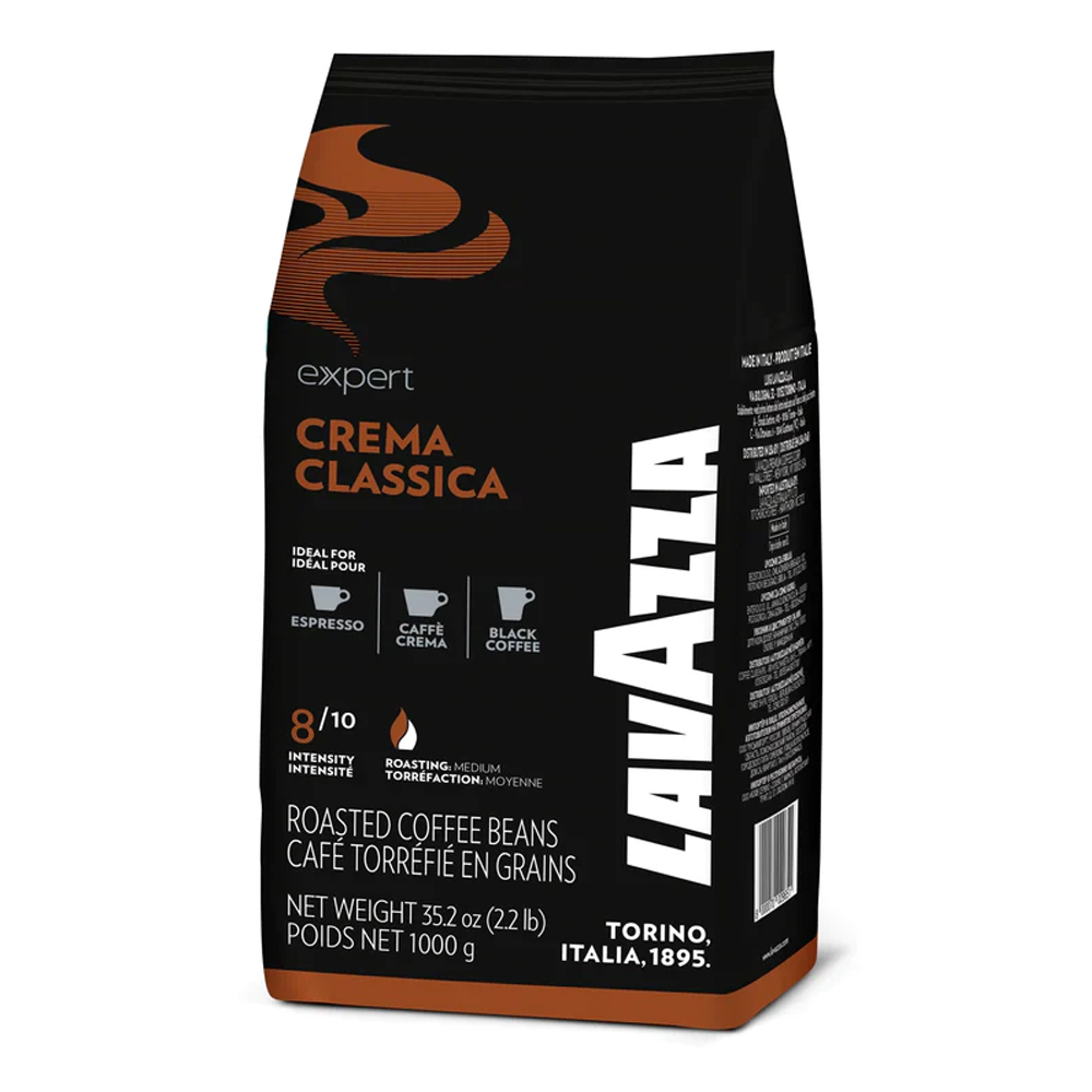Lavazza Expert Crema Classica Roasted Coffee Beans (6 x 1kg)