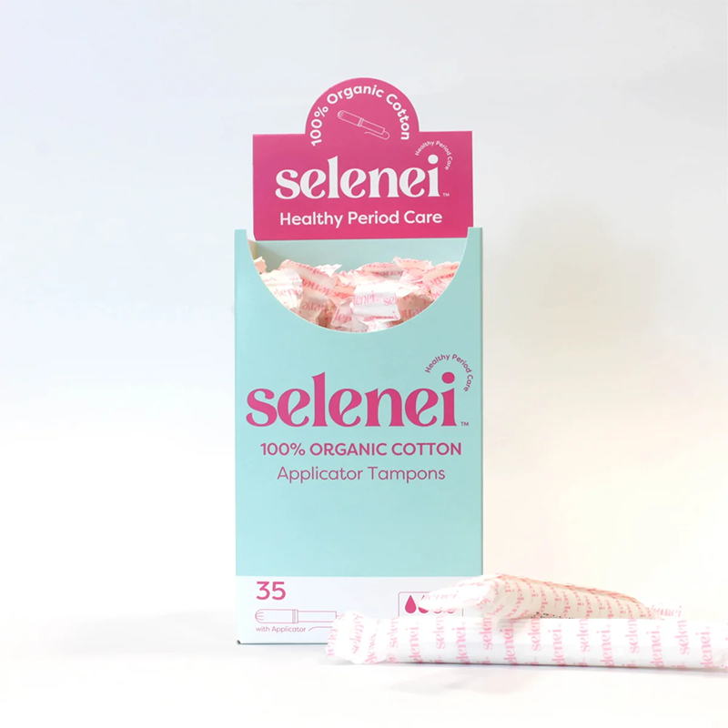 Period Dignity Selenei Organic Regular Applicator Tampons Refill Pack (35 Pack x 6 Per Case) 