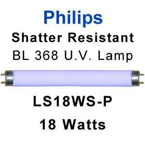 Philips Shatter Resistant 18w U.V. Lamp (LS18WS-P)
