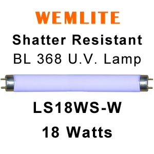 Wemlite Shatter Resistant 18w U.V. Lamp (LS18WS-W)