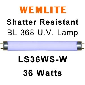 Wemlite Shatter Resistant 36w U.V. Lamp (LS36WS-W)