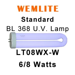 Wemlite 6/8w U.V. Lamp (LT08WX-W)