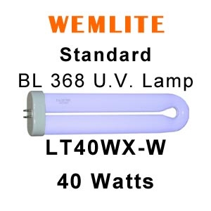 Wemlite 40w Fly Killer U.V. Lamp (LT40WX-W)