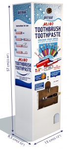DiFresh Toothbrush with Toothpaste Vending Machine
