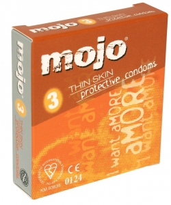 Mojo Thin Skin 3 Pack Condoms 