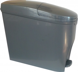 Lunar Sanitary Bin in Dark Grey