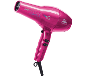 Solis Swiss Perfection Superlight Hair Dryer In Pink For Salons