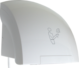 Magnum Chord 1500 Hand Dryer in white ABS