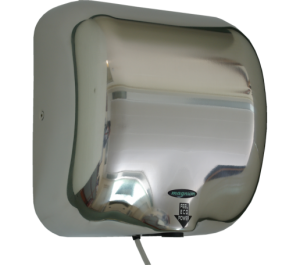 Magnum Master 1300w hand dryer in Polished Stainless