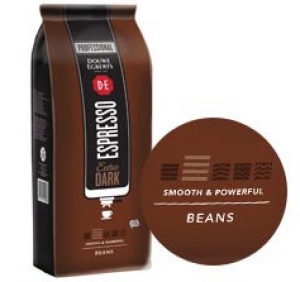 Douwe Egberts D.E. Extra Dark Roast Espresso Coffee Beans (6 x 1kg)