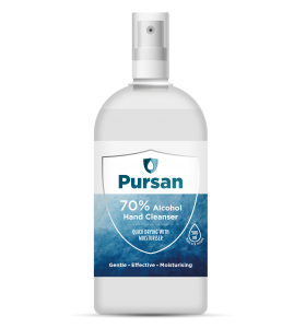 Pursan 70% Alcohol Hand Sanitizer 500ml Atomiser Spray