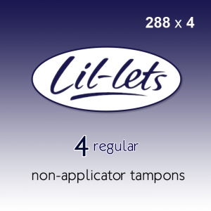 Lil-lets Non-Applicator Regular Tampons