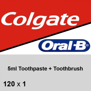 Colgate Toothpaste + Toothbrush Set (5ml)