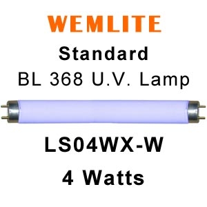 Wemlite 6" x 5/8" Dia. 4w U.V. Lamp (LS04WX-W)