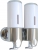 Lunar White Dual Soap Dispenser (Side View)